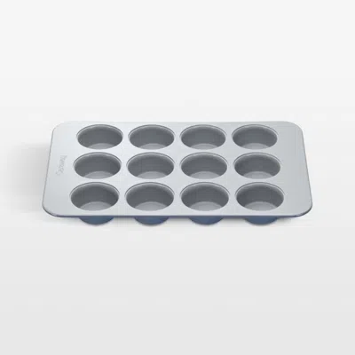 Crate & Barrel Caraway ® Slate Ceramic Nonstick 12-cup Muffin Pan In Gray