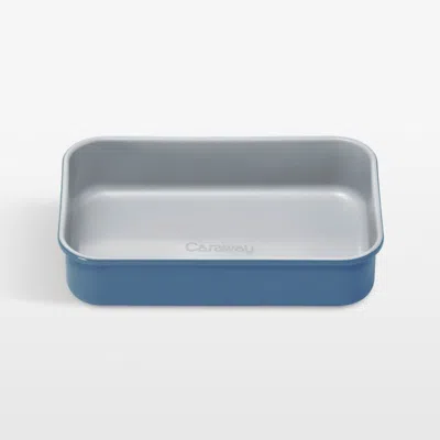 Crate & Barrel Caraway ® Slate Ceramic Nonstick Mini Rectangular Baking Pan In Blue