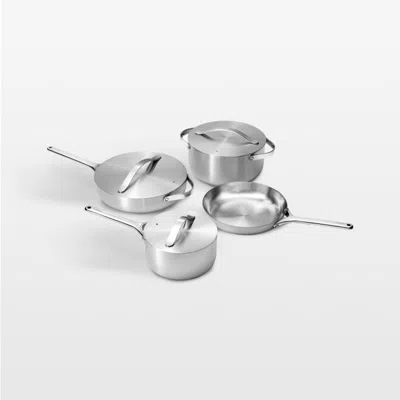 Crate & Barrel Caraway ® Stainless Steel 12-piece Cookware Set In Silver