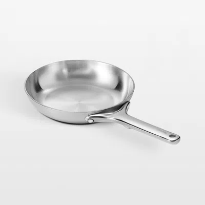 Crate & Barrel Caraway ® Stainless Steel 8" Mini Fry Pan In Silver
