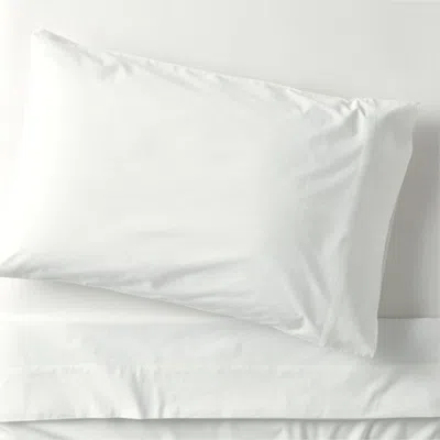 Crate & Barrel Cozy Cloud Pampas Ivory 100% Organic Cotton Kids Twin Sheet Set In White
