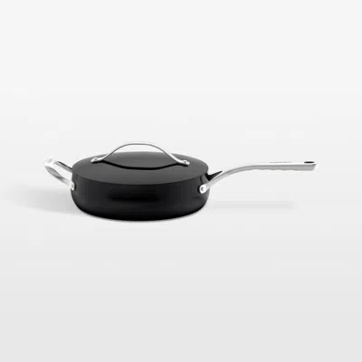 Crate & Barrel Cuisinart ® Culinary Collection 4.5-qt. Saute Pan With Helper Handle And Lid In Black
