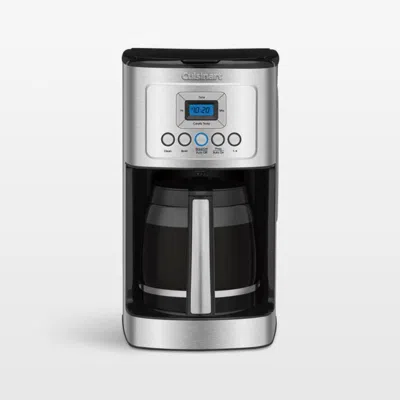 Crate & Barrel Cuisinart ® Perfectemp ® Stainless Steel 14-cup Programmable Coffee Maker In Silver