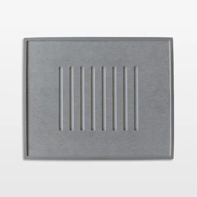 Crate & Barrel Dorai Home Dish Drying Stone In Ash In Gray