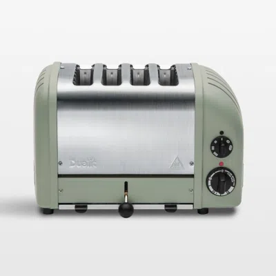 Crate & Barrel Dualit Classic 4-slice Toaster In Sage In Green