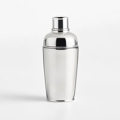 Crate & Barrel Easton 6.75-oz. Mini Cocktail Shaker In Silver
