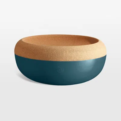 Crate & Barrel Emile Henry Blue Flame Large Fruit Storage Bowl