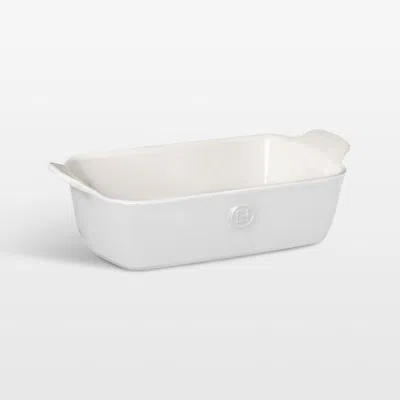 Crate & Barrel Emile Henry Modern Classic Sugar White Loaf Dish