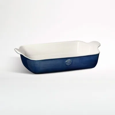 Crate & Barrel Emile Henry Modern Classics Twilight 9x13 Baking Dish In Blue