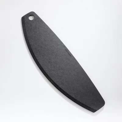 Crate & Barrel Epicurean Slate Paper Composite Pizza Cutter In Black