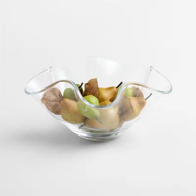 Crate & Barrel Faux Green Pear Decorative Bowl Filler