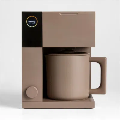 Crate & Barrel Fellow Aiden Malted Chocolate Precision Coffee Maker In Brown