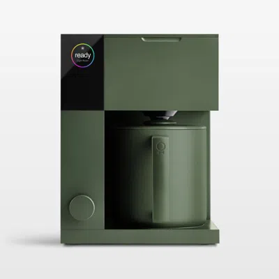 Crate & Barrel Fellow Aiden Woodland Green Precision Coffee Maker