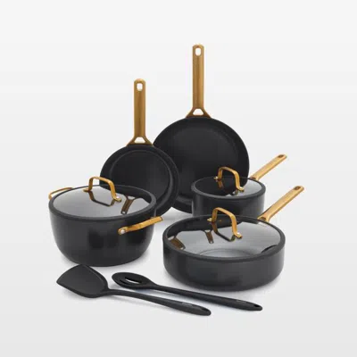 Crate & Barrel Greenpan ™ Reserve Pro Black 10-piece Ceramic Nonstick Cookware Set
