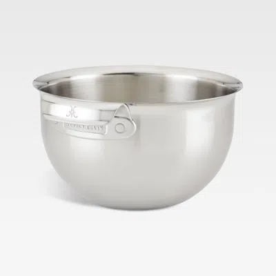 Crate & Barrel Hestan 7-quart Stainless Steel Bowl In Silver