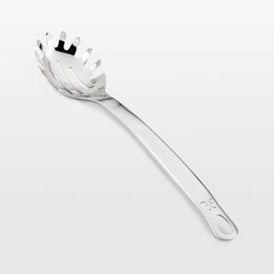 Crate & Barrel Hestan Stainless Steel Pasta Fork In Silver