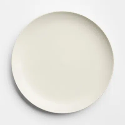 Crate & Barrel Hudson Natural Stoneware Dinner Plate In Multi