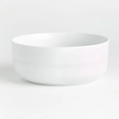 Crate & Barrel Hue White Serving Bowl