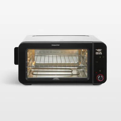 Crate & Barrel Instant Pot® 6-slice Instant Heat Toaster Oven Air Fryer In Black