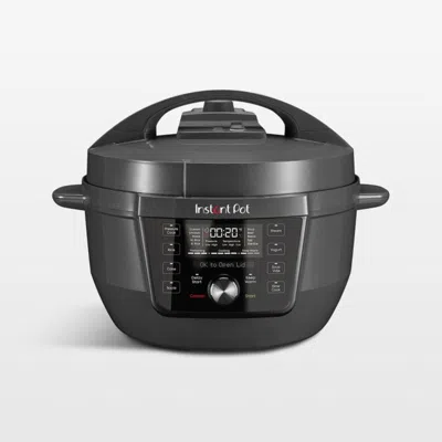 Crate & Barrel Instant Pot ® 7.5-qt. Rio ™ Wide Plus Pressure Cooker In Black