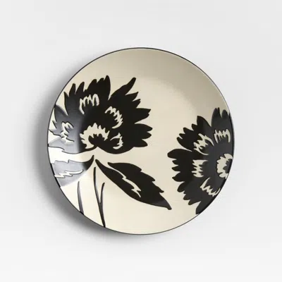 Crate & Barrel Jardin Stoneware Salad Plate In Neutral