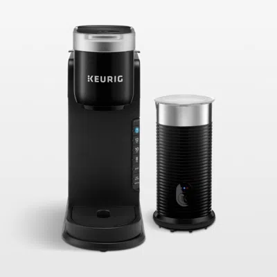 Crate & Barrel Keurig ® K-cafe ® Barista Bar Single Serve Coffee Maker And Frother In Black
