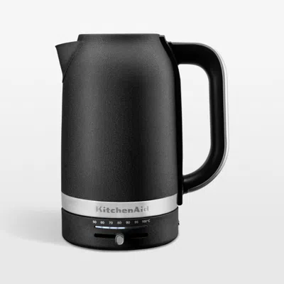 Crate & Barrel Kitchenaid ® 1.7-l Electric Kettle In Cast Iron Black