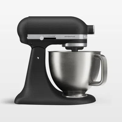 Crate & Barrel Kitchenaid ® Artisan® Plus Cast Iron 5-quart Tilt-head Stand Mixer In Black