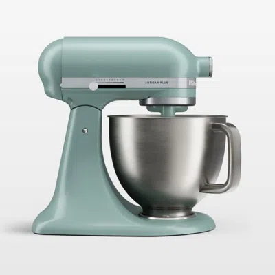 Crate & Barrel Kitchenaid ® Artisan® Plus Mint Julep 5-quart Tilt-head Stand Mixer In Green