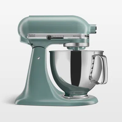 Crate & Barrel Kitchenaid ® Artisan® Series Mint Julep 5-quart Tilt-head Stand Mixer In Green