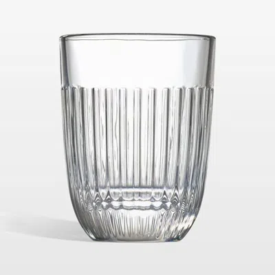 Crate & Barrel La Rochere Ouessant 11.5-oz. Tall Tumblers, Set Of 6 In Transparent