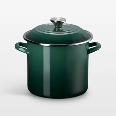 Crate & Barrel Le Creuset ® 8-qt. Artichaut Enameled Stockpot With Stainless Steel Knob In Green