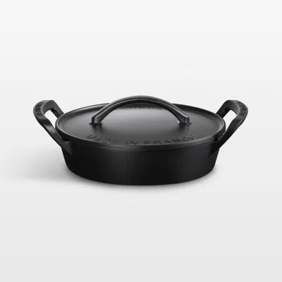 Crate & Barrel Le Creuset ® Alpine Outdoor 3.5-qt Matte Black Everyday Pan