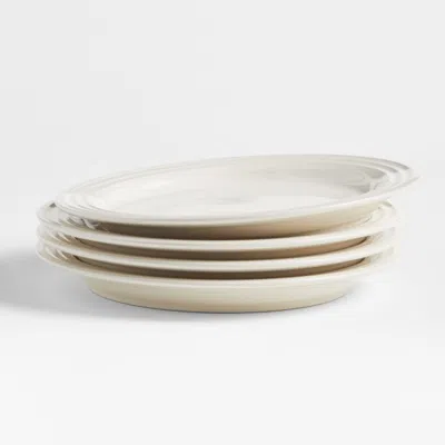 Crate & Barrel Le Creuset ® Cream Salad Plates, Set Of 4 In White
