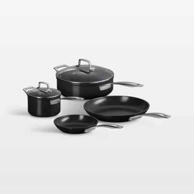 Crate & Barrel Le Creuset ® Essential Ceramic Nonstick 6-piece Cookware Set In Black