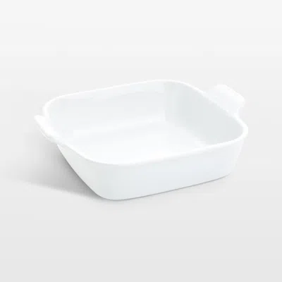 Crate & Barrel Le Creuset ® Heritage 3-qt. White Square Ceramic Baking Dish