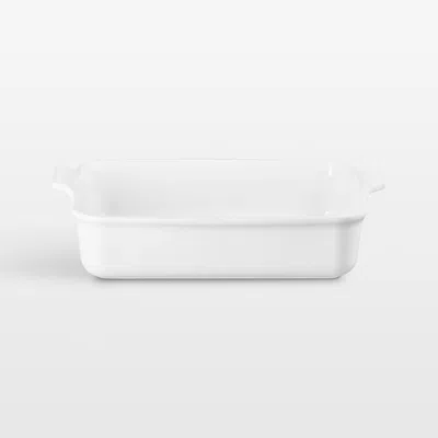 Crate & Barrel Le Creuset ® Heritage 6.75-qt. White Deep Rectangular Lasagna Dish