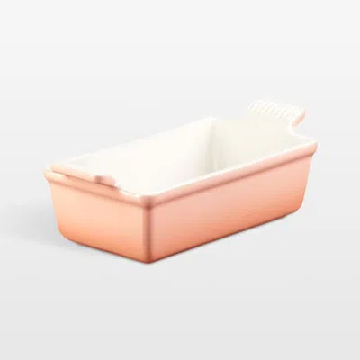 Crate & Barrel Le Creuset ® Heritage Peche Ceramic Loaf Pan In Pink