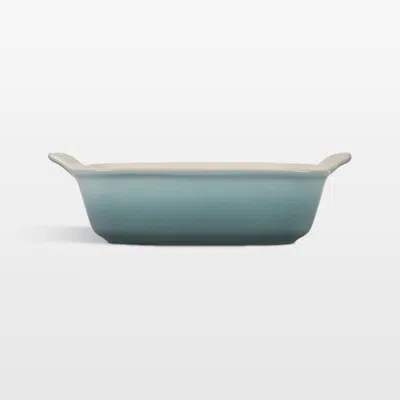 Crate & Barrel Le Creuset ® Heritage Sea Salt Square Baking Dish In Green