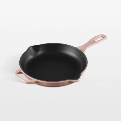 Crate & Barrel Le Creuset ® Signature 9" Peche Enameled Cast Iron Round Skillet In Pink