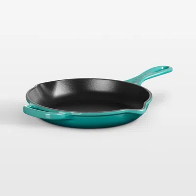 Crate & Barrel Le Creuset ® Signature 9" Riviera Enameled Cast Iron Skillet In Brown