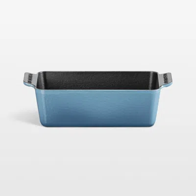 Crate & Barrel Le Creuset ® Signature Chambray Cast Iron Loaf Pan In Blue