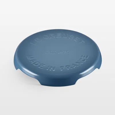 Crate & Barrel Le Creuset ® Signature Chambray Enameled Cast Iron Trivet In Blue