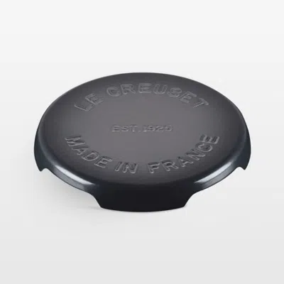 Crate & Barrel Le Creuset ® Signature Oyster Enameled Cast Iron Trivet In Black