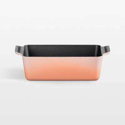Crate & Barrel Le Creuset ® Signature Peche Enameled Cast Iron Loaf Pan In Pink