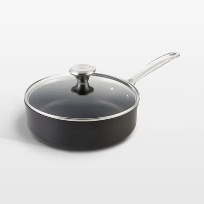 Crate & Barrel Le Creuset ® Toughened Nonstick Pro 3.5-qt. Sauté Pan With Lid In Black