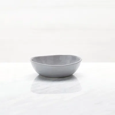 Crate & Barrel Mercer Grey Porcelain Mini Bowl In Gray