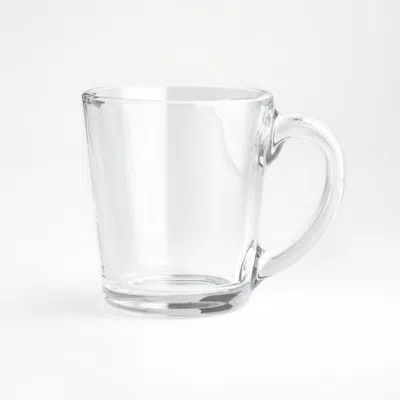 Crate & Barrel Moderno 13.5-oz. Coffee Mug In Transparent