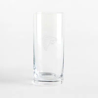 Crate & Barrel Nfl Atlanta Falcons Aspen 18-oz. Highball Glass, Set Of 4 In Clear