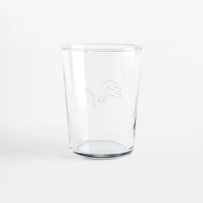 Crate & Barrel Nfl Detroit Lions Bodega 17-oz. Highball Glass, Set Of 4 In Clear